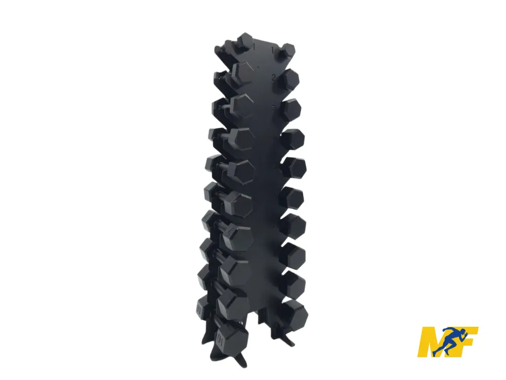 Rack para halteres em academia de pousada