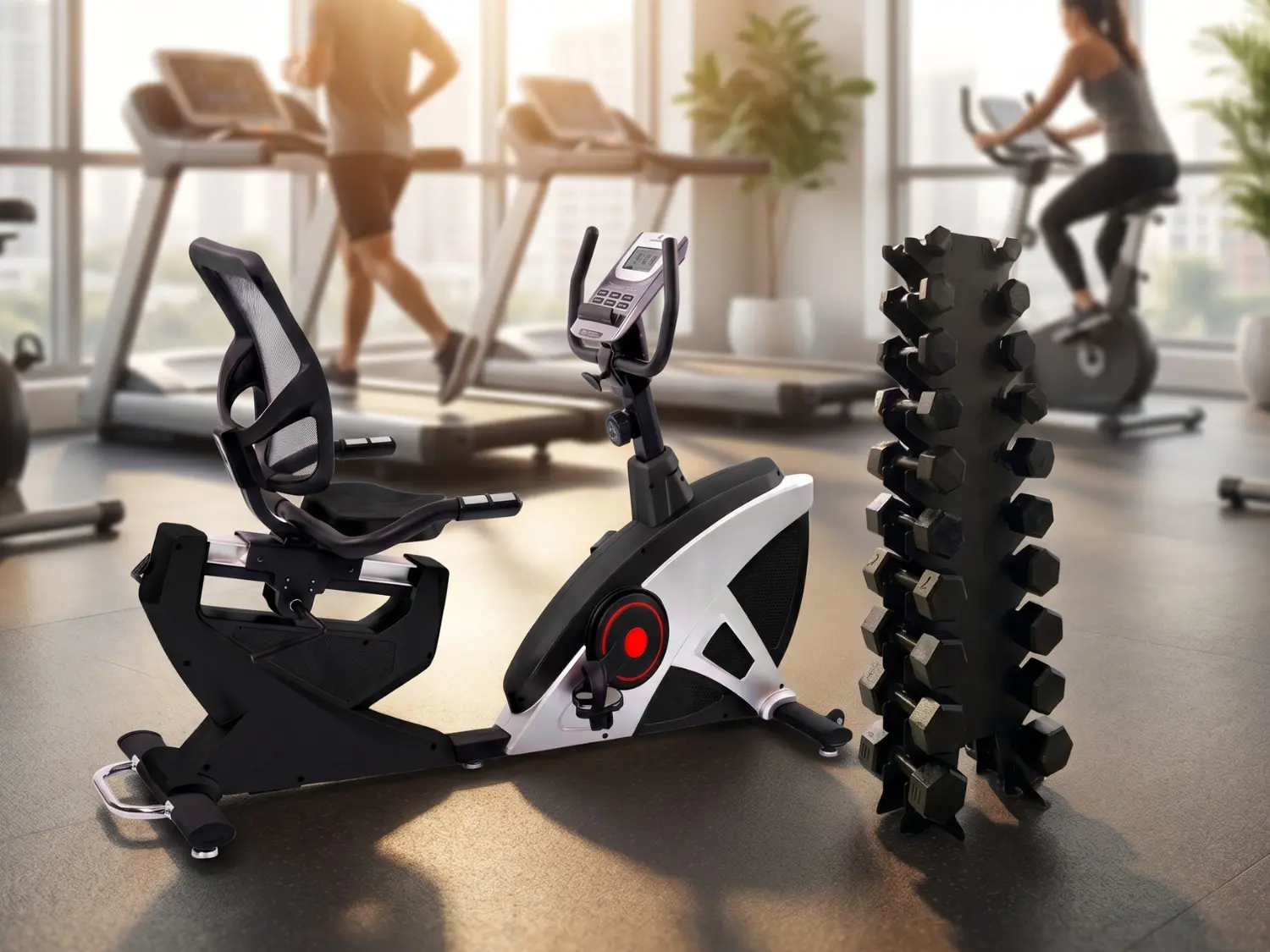 Equipamentos de academia profissionais instalados em condomínio pela Mercadão Fitness